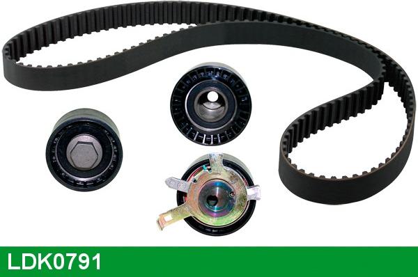 LUCAS LDK0791 - Комплект зубчатого ремня ГРМ www.autospares.lv