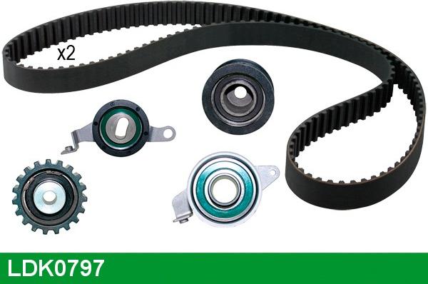 LUCAS LDK0797 - Timing Belt Set www.autospares.lv