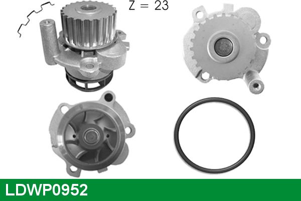 LUCAS LDWP0952 - Водяной насос www.autospares.lv