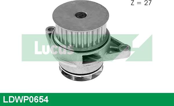 LUCAS LDWP0654 - Ūdenssūknis www.autospares.lv