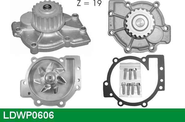 LUCAS LDWP0606 - Ūdenssūknis www.autospares.lv