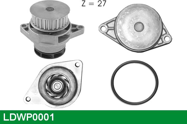 LUCAS LDWP0001 - Ūdenssūknis autospares.lv