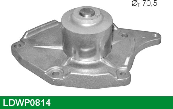 LUCAS LDWP0814 - Водяной насос www.autospares.lv