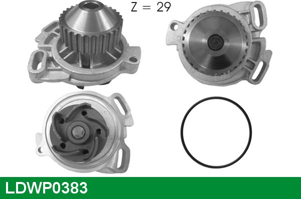 LUCAS LDWP0383 - Ūdenssūknis www.autospares.lv