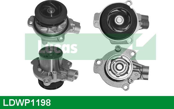 LUCAS LDWP1198 - Water Pump www.autospares.lv