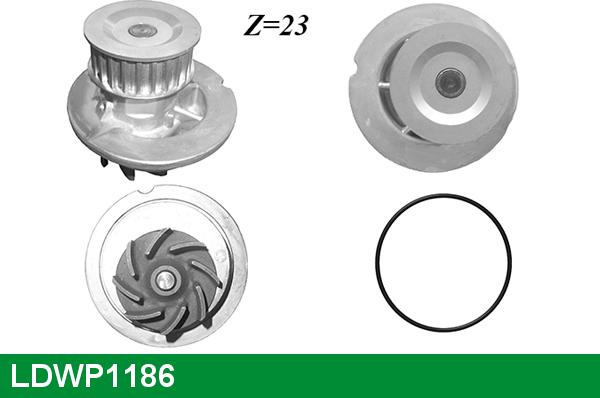 LUCAS LDWP1186 - Ūdenssūknis www.autospares.lv