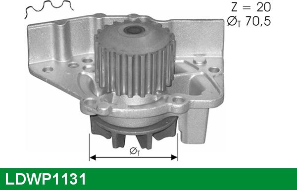 LUCAS LDWP1131 - Ūdenssūknis autospares.lv