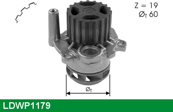 LUCAS LDWP1179 - Ūdenssūknis autospares.lv