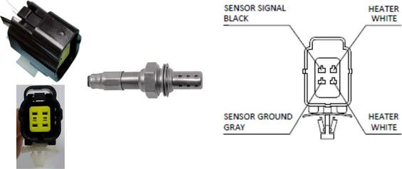 LUCAS LEB943 - Lambda Sensor www.autospares.lv