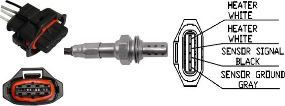 LUCAS LEB454 - Lambda Sensor www.autospares.lv