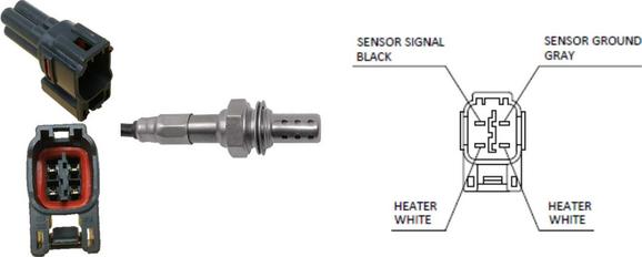 LUCAS LEB4017 - Lambda Sensor www.autospares.lv