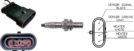 LUCAS LEB433 - Lambda Sensor www.autospares.lv