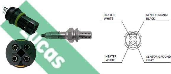 LUCAS LEB420 - Lambda zonde autospares.lv