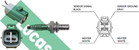 LUCAS LEB5421 - Lambda Sensor www.autospares.lv