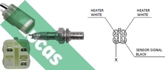 LUCAS LEB5064 - Lambda zonde autospares.lv