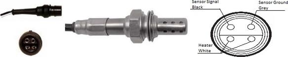 LUCAS LEB5008 - Lambda Sensor www.autospares.lv