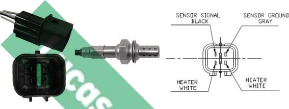 LUCAS LEB5226 - Lambda zonde www.autospares.lv