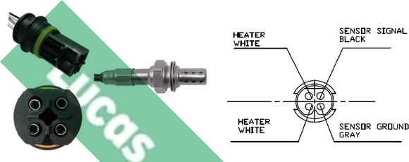 LUCAS LEB153 - Lambda zonde www.autospares.lv