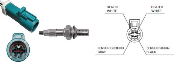 LUCAS LEB845 - Lambda Sensor www.autospares.lv