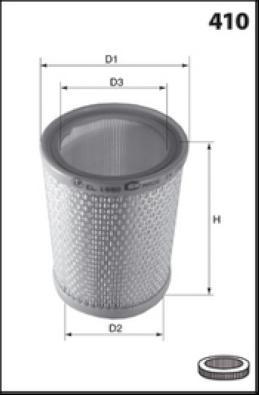 LUCAS LFAF162 - Air Filter, engine www.autospares.lv