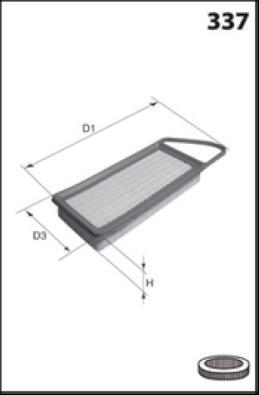 LUCAS LFAF644 - Gaisa filtrs www.autospares.lv