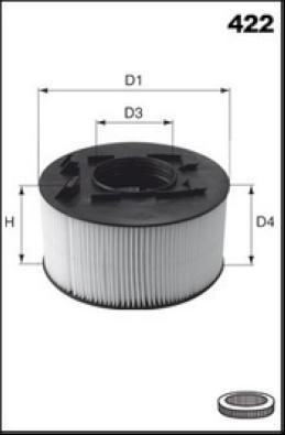 LUCAS LFAF256 - Gaisa filtrs www.autospares.lv