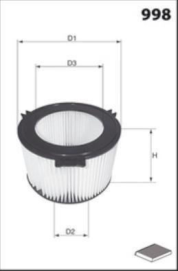 LUCAS LFCP215 - Filtrs, Salona telpas gaiss www.autospares.lv