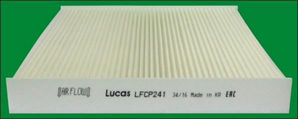 LUCAS LFCP241 - Filtrs, Salona telpas gaiss www.autospares.lv