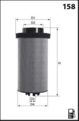 LUCAS LFDE312 - Degvielas filtrs autospares.lv