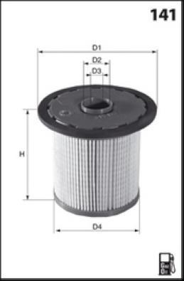 LUCAS LFDE333 - Degvielas filtrs autospares.lv