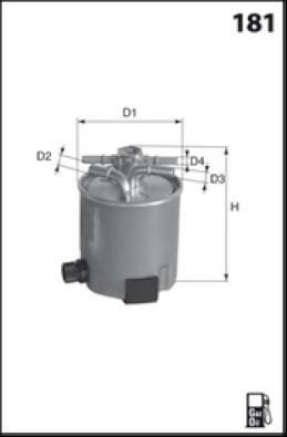 LUCAS LFDF209 - Fuel filter www.autospares.lv