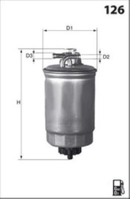 LUCAS LFDF163 - Fuel filter www.autospares.lv