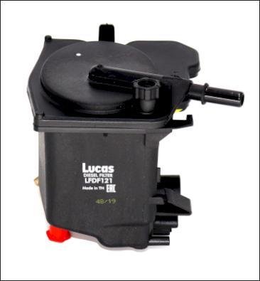 LUCAS LFDF121 - Degvielas filtrs www.autospares.lv