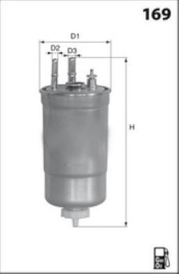 LUCAS LFDF178 - Degvielas filtrs www.autospares.lv