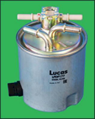 LUCAS LFDF177 - Degvielas filtrs www.autospares.lv