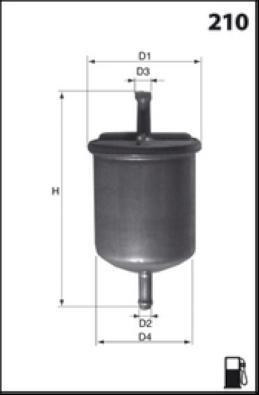 LUCAS LFPF015 - Degvielas filtrs www.autospares.lv