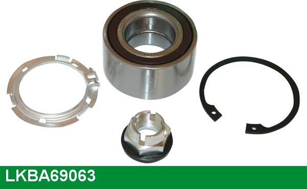 LUCAS LKBA69063 - Подшипник ступицы колеса, комплект www.autospares.lv