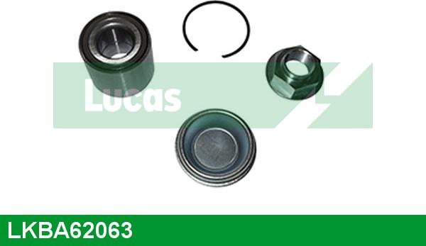 LUCAS LKBA62063 - Riteņa rumbas gultņa komplekts www.autospares.lv