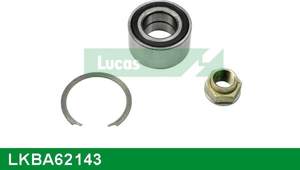 LUCAS LKBA62143 - Подшипник ступицы колеса, комплект www.autospares.lv