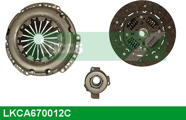 LUCAS LKCA670012C - Комплект сцепления www.autospares.lv