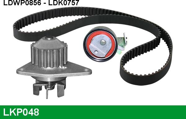 LUCAS LKP048 - Water Pump & Timing Belt Set www.autospares.lv