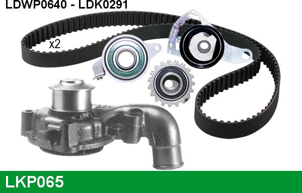 LUCAS LKP065 - Water Pump & Timing Belt Set www.autospares.lv