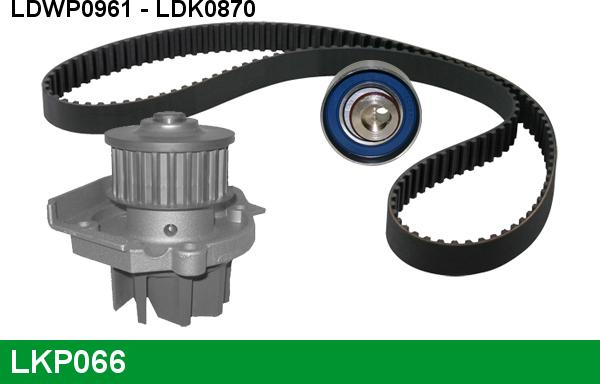 LUCAS LKP066 - Ūdenssūknis + Zobsiksnas komplekts www.autospares.lv