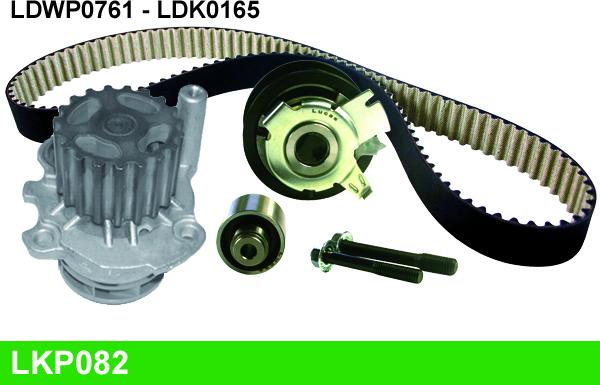 LUCAS LKP082 - Водяной насос + комплект зубчатого ремня ГРМ www.autospares.lv