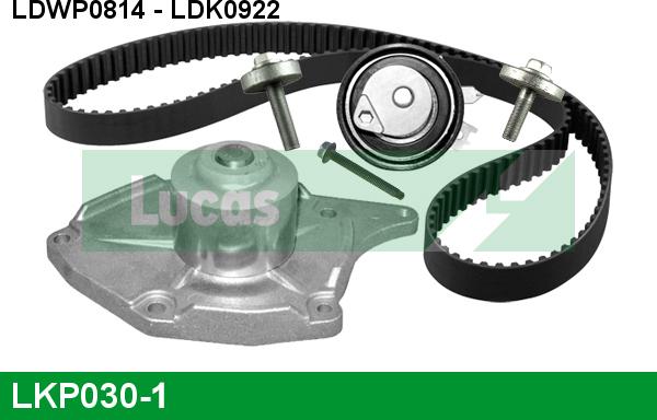 LUCAS LKP030-1 - Ūdenssūknis + Zobsiksnas komplekts www.autospares.lv