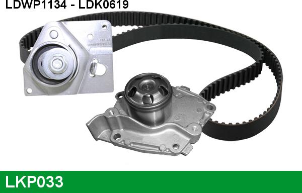 LUCAS LKP033 - Water Pump & Timing Belt Set www.autospares.lv