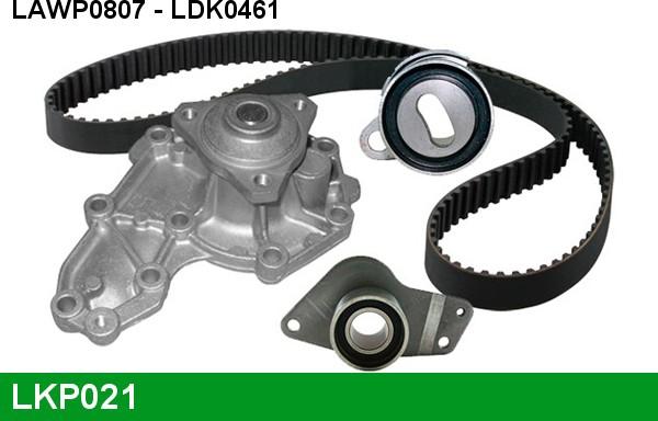 LUCAS LKP021 - Ūdenssūknis + Zobsiksnas komplekts www.autospares.lv