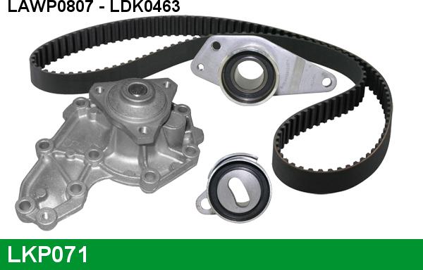 LUCAS LKP071 - Ūdenssūknis + Zobsiksnas komplekts www.autospares.lv