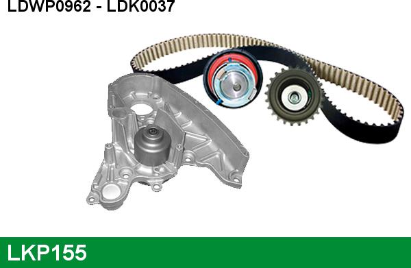 LUCAS LKP155 - Water Pump & Timing Belt Set www.autospares.lv