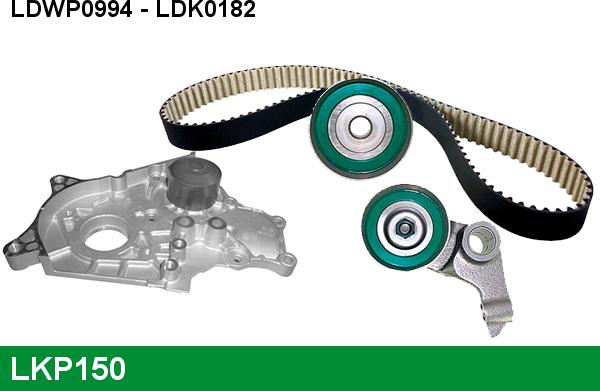 LUCAS LKP150 - Ūdenssūknis + Zobsiksnas komplekts www.autospares.lv